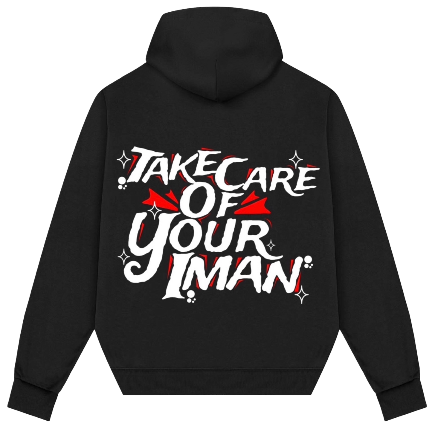 PROTECT IMAN, BLACK HOODIE