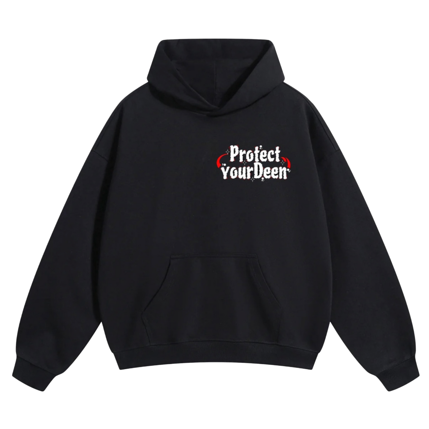 PROTECT IMAN, BLACK HOODIE