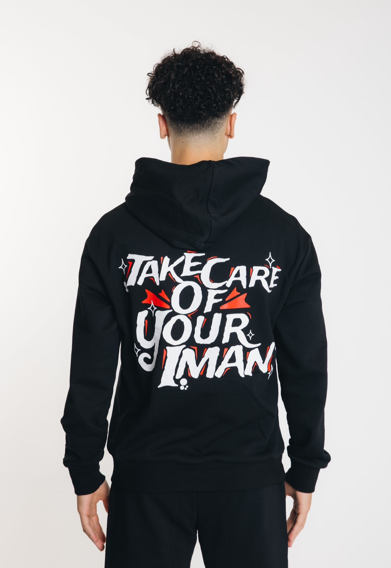 PROTECT IMAN, BLACK HOODIE