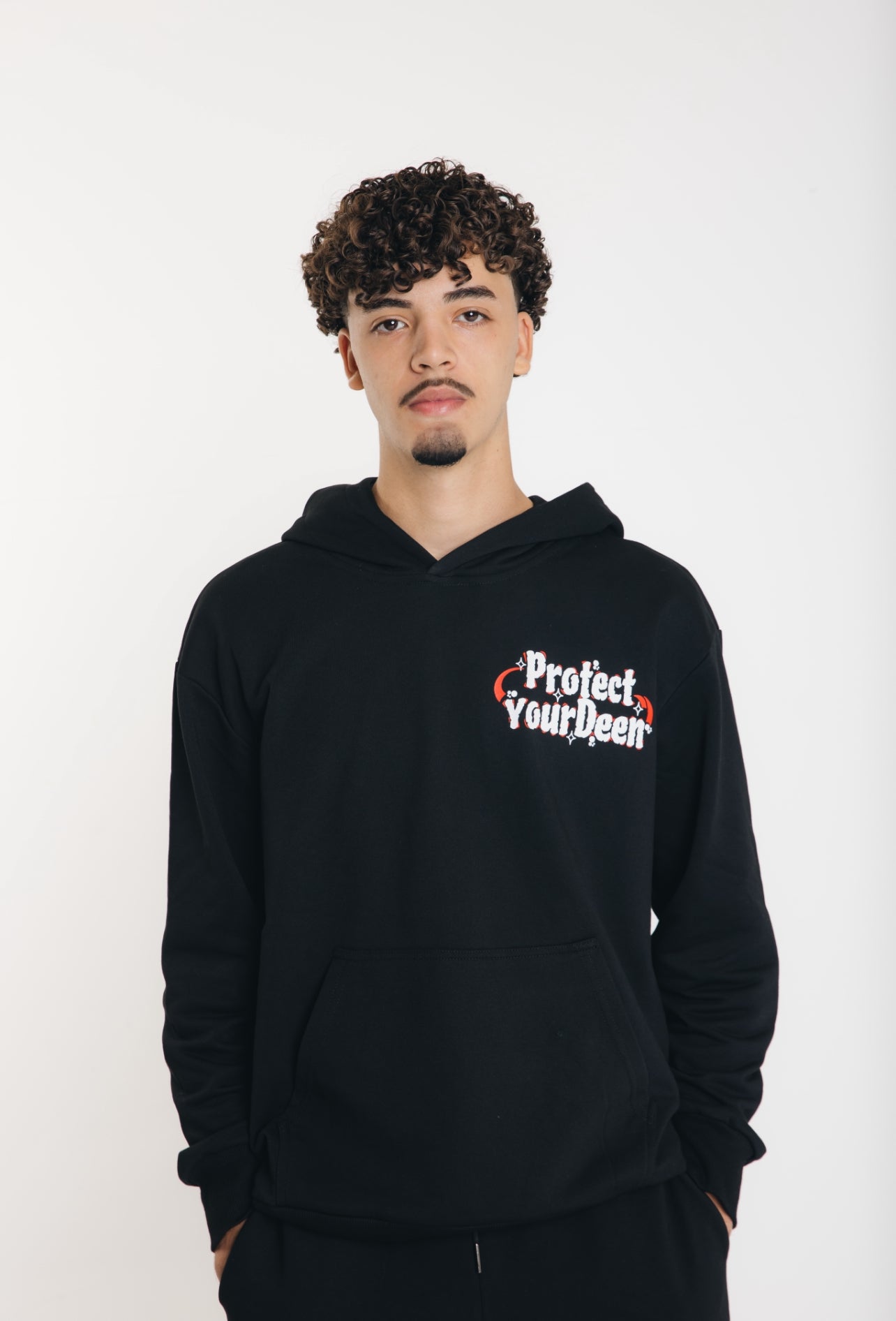 PROTECT IMAN, BLACK HOODIE