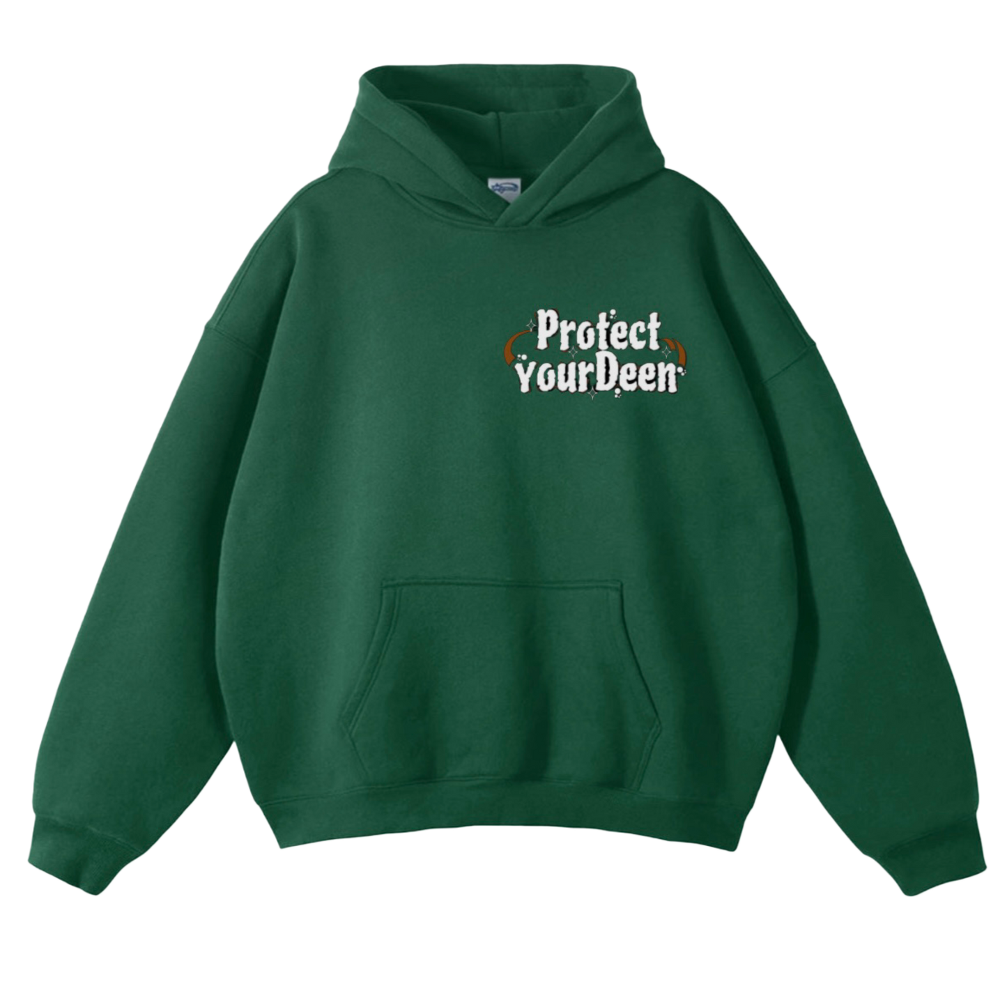 PROTECT IMAN, GREEN HOODIE